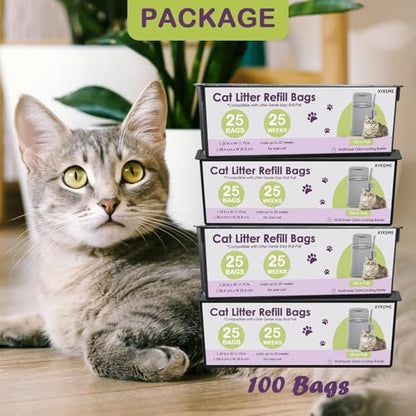 100 Cat Litter Refill Roll Bags Compatible - Image 5