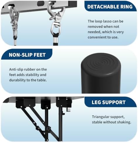 Garvee 32''H Pet Grooming Table, Adjustable & Anti-Slip Dog Grooming Table - Image 4