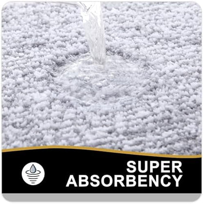 OLANLY Large Bathroom Rugs 47x32, Soft Absorbent Microfiber Bath Rugs - Image 3