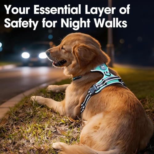 PoyPet No Pull Dog Harness Large, Reflective Vest - Image 6