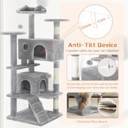 Sweetcrispy 54-inch Cat Tree Tower - Image 6