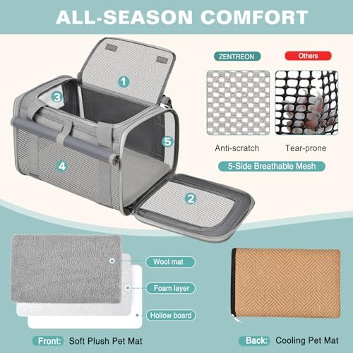 Soft Cat Carrier for Anxious Pets - Image 5