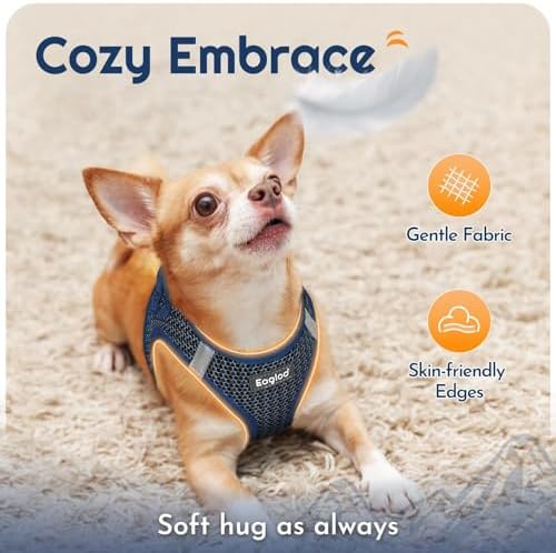 Eagloo Small Dog Harness and Leash Set, Step in Small Sized Puppy Pet Vest - Image 4
