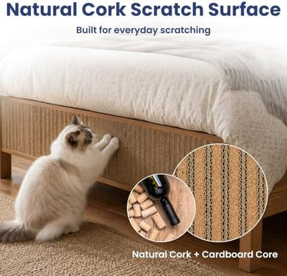 PawsPik Flexible Cork Cat Scratch Mat - Image 2