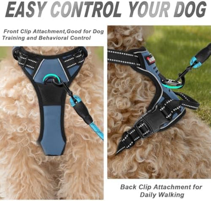BARKBAY Dog Harness No Pull for Small Sized Dog Front Back Clips, Dog Vest - Image 2