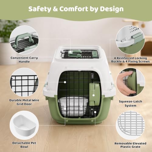 Athena Collection 20" Hard-Sided Pet Carrier - Image 5