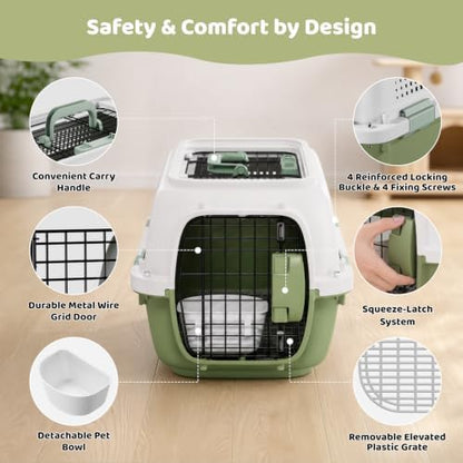 Athena Collection 23" Hard-Sided Pet Carrier - Image 5
