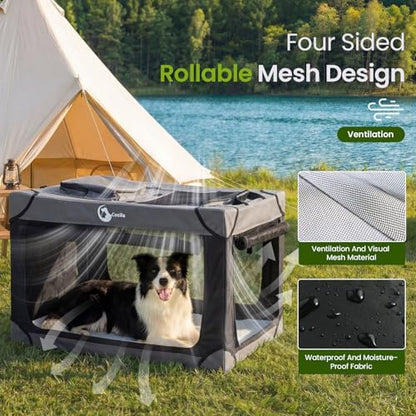 Portable Collapsible Soft Dog Crate - Image 2