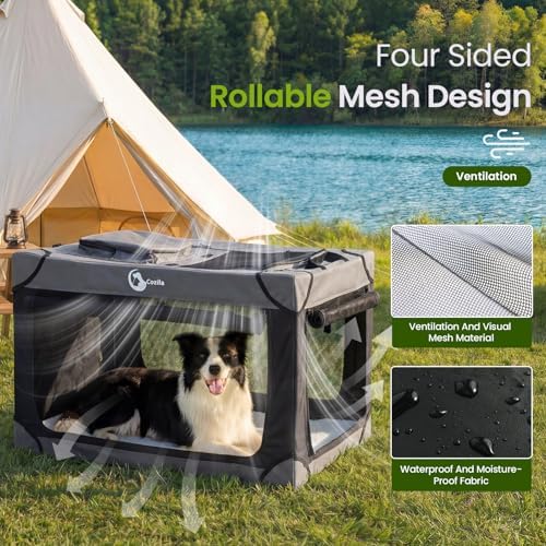 Portable Collapsible Soft Dog Crate - Image 2