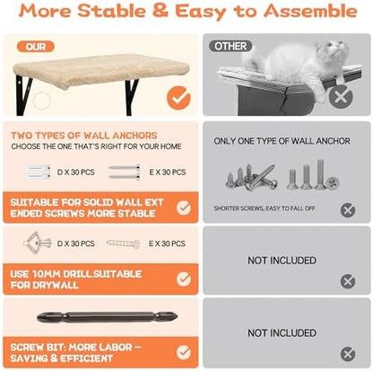 6-in-1 Wall Mounted Cat Climber Set - Image 6