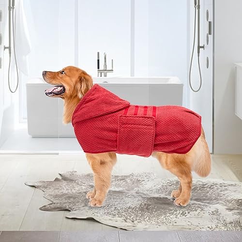 Geyecete Dog Drying Coat with Hood - Image 6