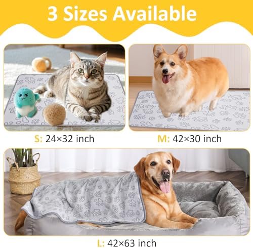 Dog Blankets for Medium Dogs, Premium Soft Dog Blankets for Small Dog - Image 2