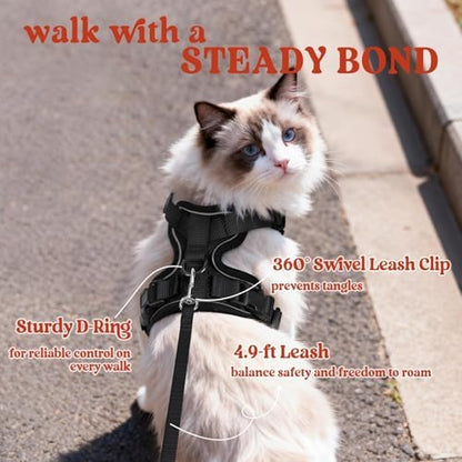 rabbitgoo Cat Harness and Leash Set, Escape Proof Vest - Image 5