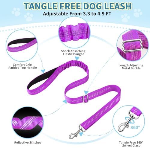 Lukovee Small Dog Harness and Leash Set, No Pull Soft Padded Vest - Image 3