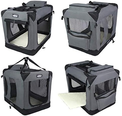 EliteField 3-Door Soft Dog Crate - Image 4