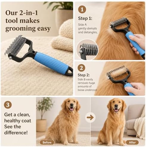 2PCS Pet Grooming Combo - Image 4