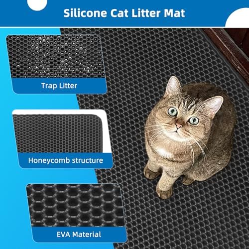 Cat Litter Mat for Litter Box Washable Urineproof - Image 4
