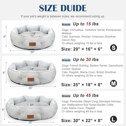 Small Dog Bed for Small Dogs, Cat Bed for Indoor Cats, Cooling Pet Bed for Puppy - Image 7