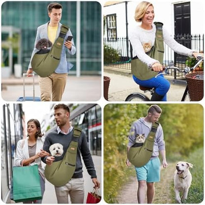 CUBY Adjustable Dog Cat Sling Carrier - Image 6