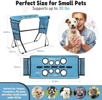 Dog Grooming Hammock with Stand - Image 2