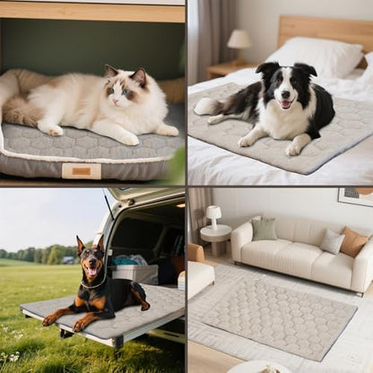 Cooling Mat for Dogs, Q-MAX>0.4 Size A Taupe - Image 4