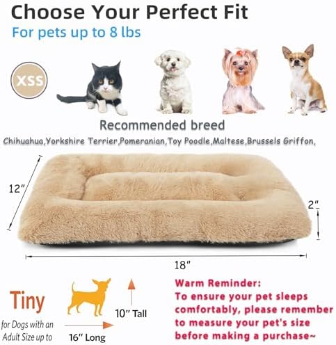 Dog Crate Bed 18 Inch Washable Dog Beds - Image 4