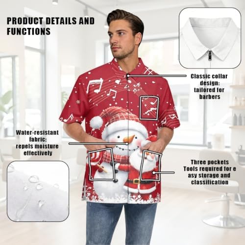 Funny Print Barber Jackets & Smocks - Image 7