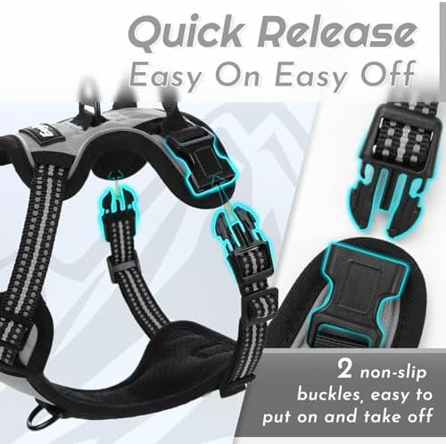 Eagloo Dog Harness for Small Dogs, No Pull Pet Vest - Image 6