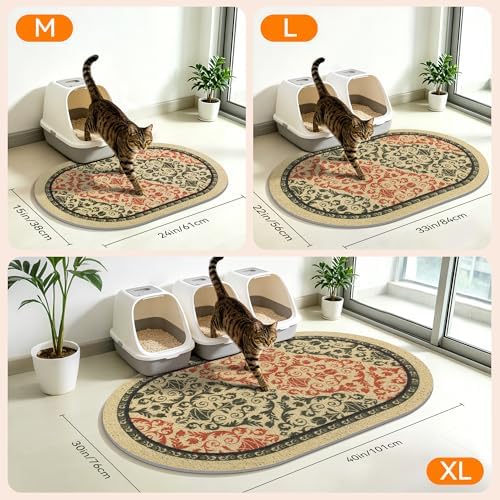 Cat Litter Mat, Waterproof & Urine-Proof Litters Catcher Mats, Keep Floor Clean - Image 7