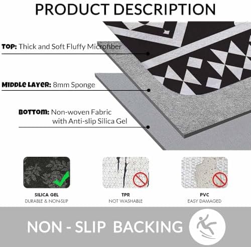 Geometric Ethnic Pattern Bath Mat - Image 6