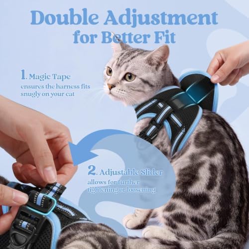 rabbitgoo Cat Harness and Leash Set, Step-in Soft Vest - Image 3