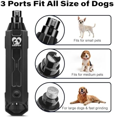 Casfuy 6-Speed Dog Nail Grinder - Image 5