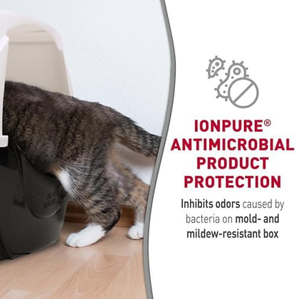 Nature's Miracle Advanced Hooded Corner Cat Litter Box - Image 5