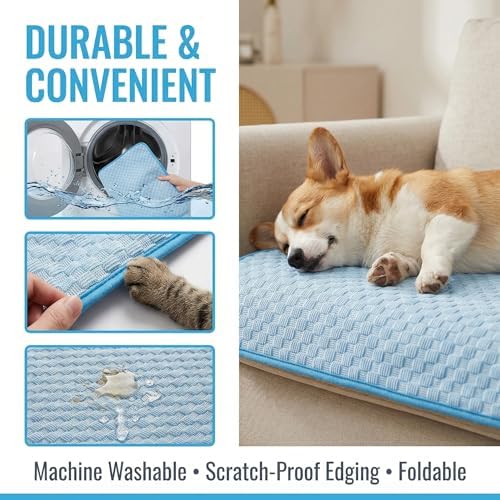 Dog Cooling Mat for Large Pets Up to 30Kg, Non-Slip Summer Dog Cooling Pad - Image 4