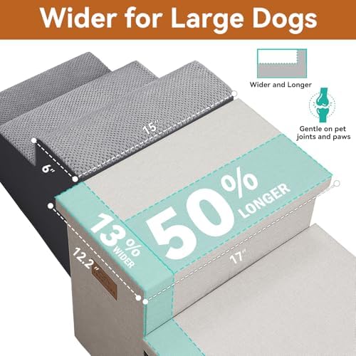Zerbuger Dog Stairs with Storage - Image 5