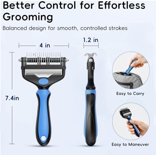 3-in-1 Professional Pet Grooming Brush - Image 7