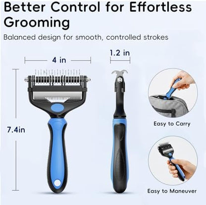3-in-1 Professional Pet Grooming Brush - Image 7