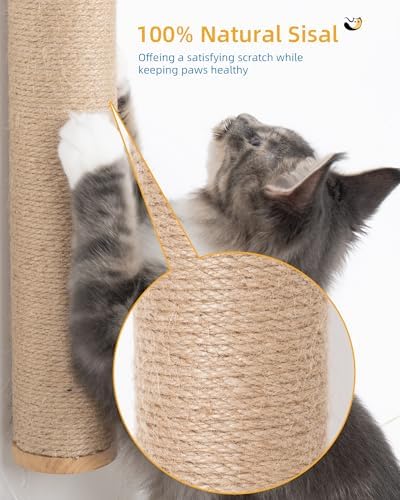 Aechonow 68" Wall Mounted Cat Scratcher - Image 4