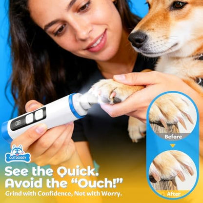 Dog Nail Grinder – Quiet LED Safety Guard, Rechargeable - Image 3
