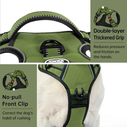 IVY&LANE No Pull Dog Harness for Medium Dogs, Reflective Dog Vest Harness - Image 5
