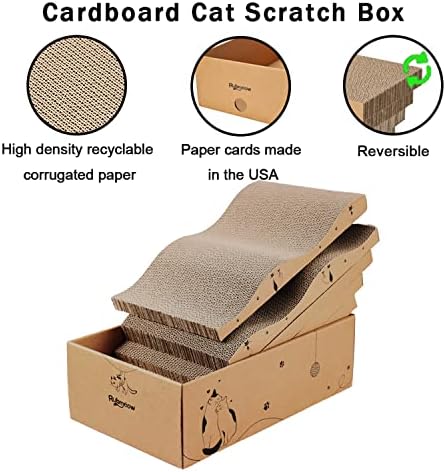 Cat Scratcher Cardboard Scratch Pad - Image 4