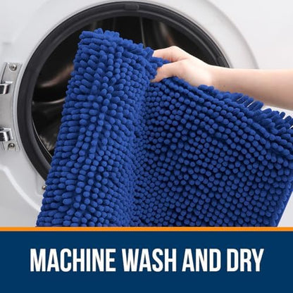 OLANLY Large Bathroom Rugs 70x46, Extra Soft Absorbent Chenille Bath Rugs - Image 5