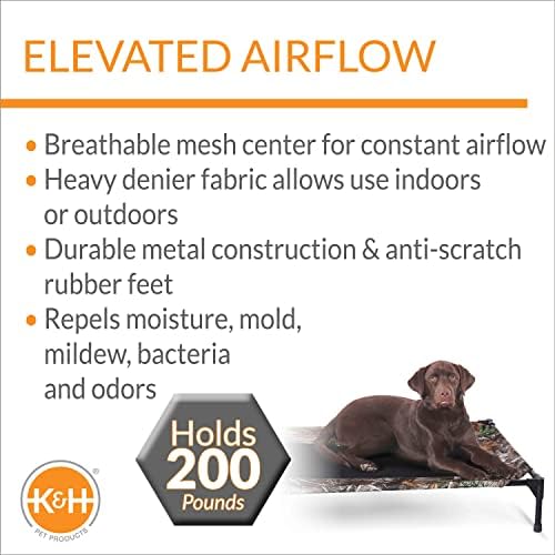 K&H Outdoor Elevated Dog Bed for Medium & Large Pets, Large 42x30in - Image 3