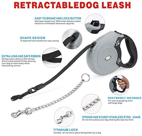Idepet Heavy Duty Retractable Dog Leash - Image 3