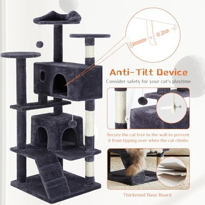 Sweetcrispy 54 Inch Cat Tree Tower - Image 6