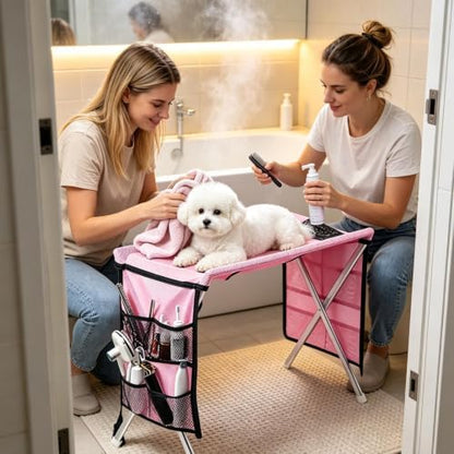 Cat Grooming Hammock Pet Bathing Sling Table 30lbs Weight Capacity - Image 7