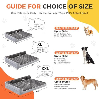 XL Orthopedic Dog Bed for Large Sized Dogs - Image 4
