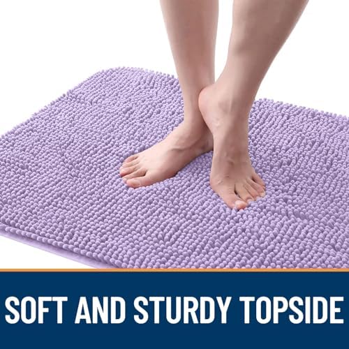 OLANLY Dog Door Mat for Muddy Paws 40x32, Super Absorbent Chenille Mud Mat - Image 4