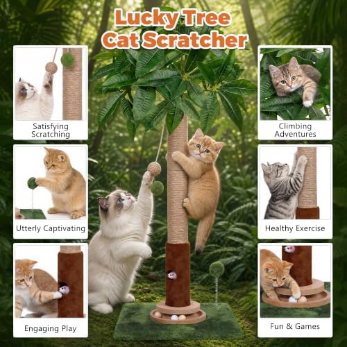 Fantasreen 35" Cat Scratching Post - Image 2