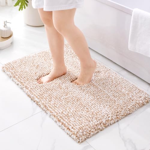 ILANGO Bathroom Rugs 30" × 20", Extra Soft Absorbent Microfiber Bath Rugs by ILANGO